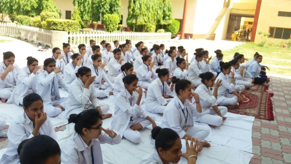 International Yoga Day Celebration – S.V. Memorial College of Nursing